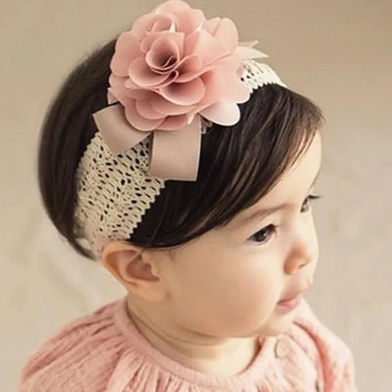 

Baby Princess Flower Headband Girl's Floral Head Band Girl Hair Dressing Headbands