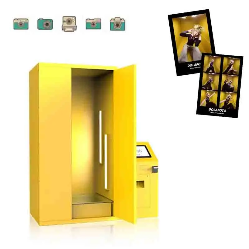 Photo Booth Remote APP Control Remove Background Multi-device Korean Style Photobooth Custom