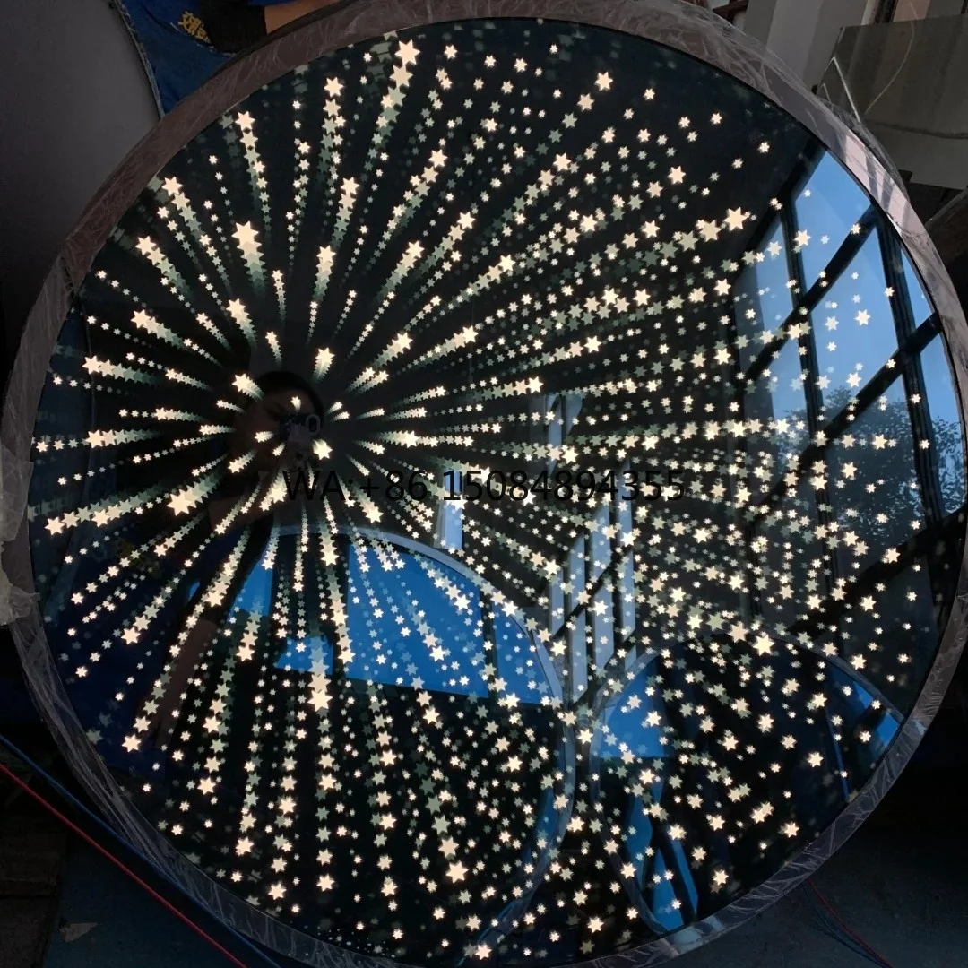 Неоновая вывеска Star Sky Custom LED с 3D-эффектом бесконечного зеркала, акриловая световая панель, подвесные буквы-маркизы, неоновая вывеска для декора стен