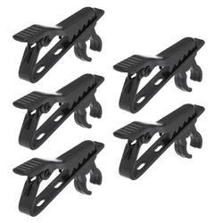 Universal Mic Metal Clips Protable Lavalier Microphone Clip Lapel / Collar / Clothes Tie Microphones Holder Mount Clamp