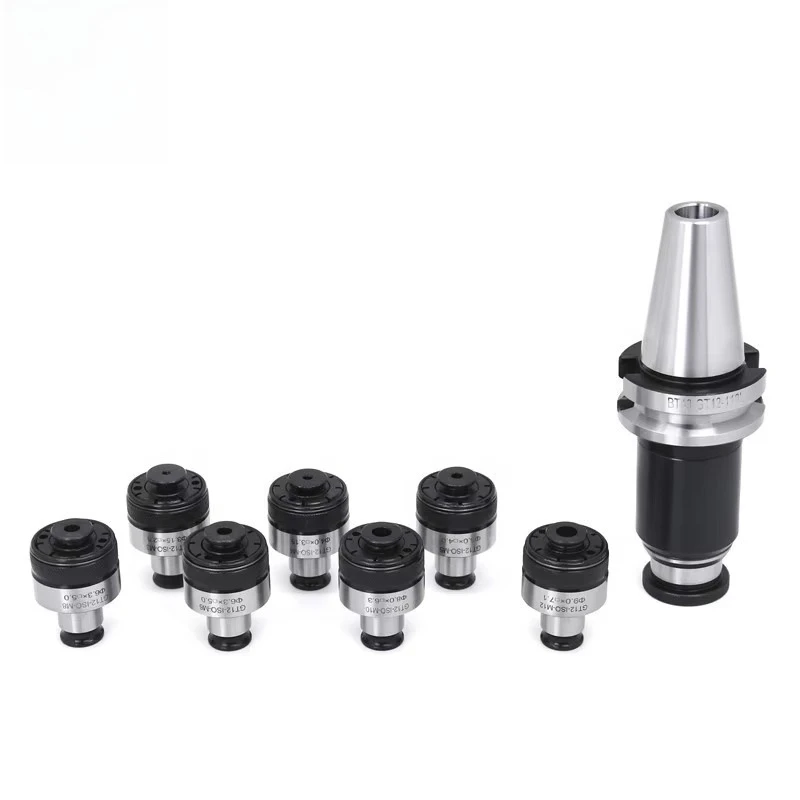 

Machine Tools BT40-GT12-7PCS Tapping Collets Chuck Sets ISO JIS DIN BT40 GT12 Tapping Holder With Overload protection Set
