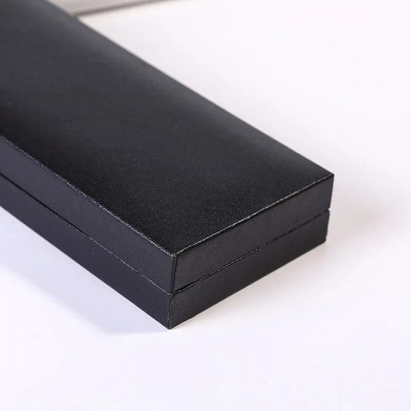 Black Flip Set Pen Box Signature Pen Box Advertisement Pen Box Gift Stationery Wholesale Custom Logo School Supplies - bihe