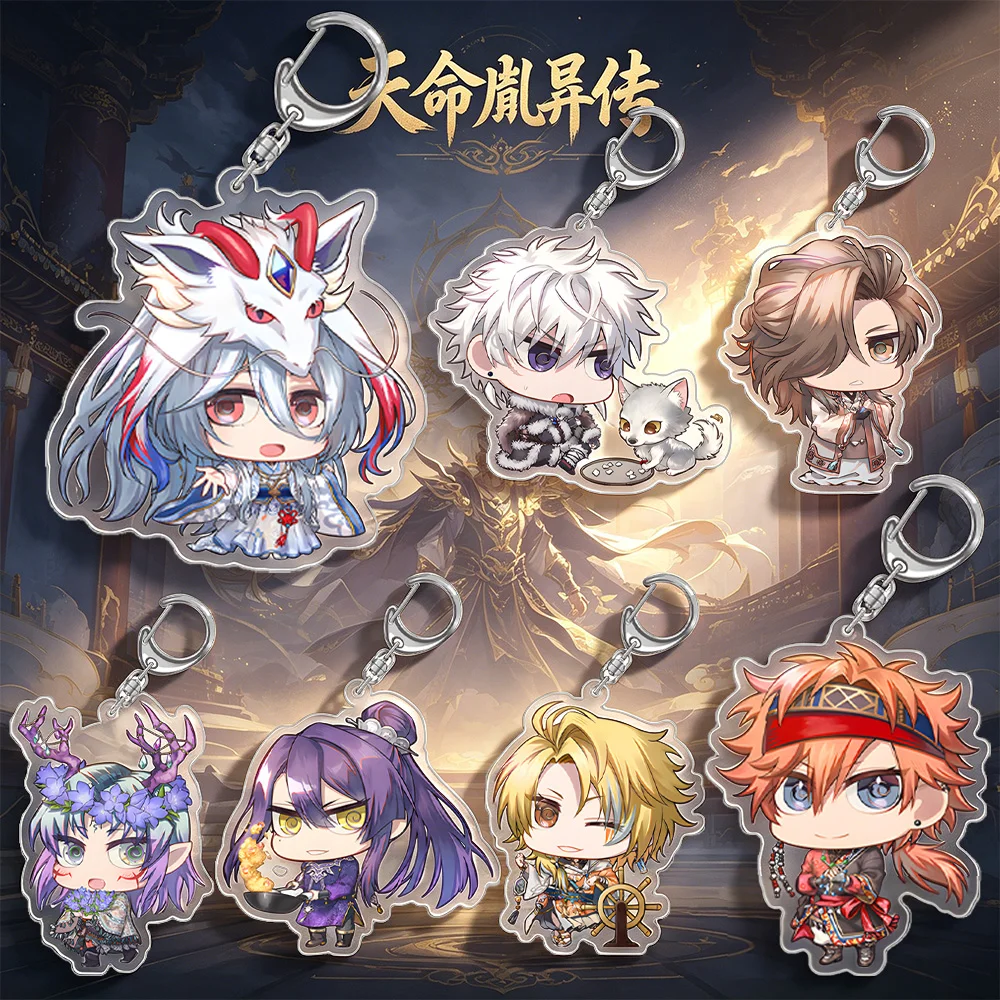 Matsurika no Kei -kEi- Tenmeiin Iden Ko Seirin Zebera Ku Enrai Luwo Fei - Llavero Acrílico con Personajes de Anime en Versión Q - Regalo
