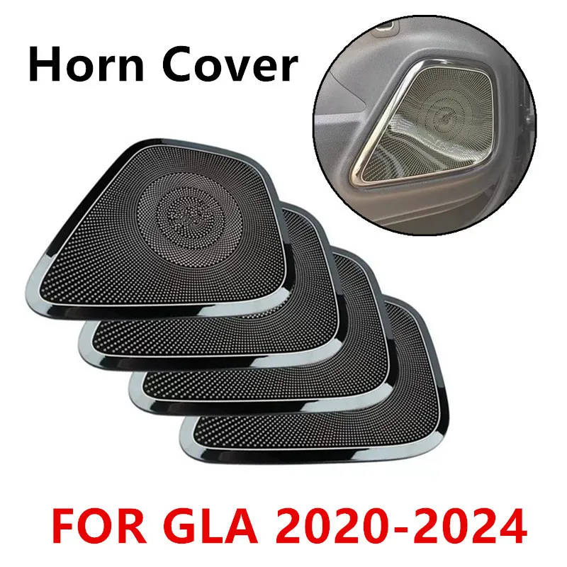 

Car Horn Cover Door Horn Protective Cover Dashboard Horn Cover For Mercedes Benz GLA W247 2020 2021 2022 2023 2024