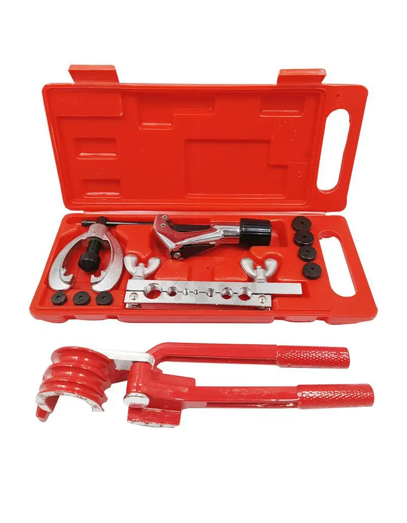 Peralatan Manual Crimping Kelas Industri Set Pemotong Pipa Refrigerasi Alat Pembengkok Pipa OEM