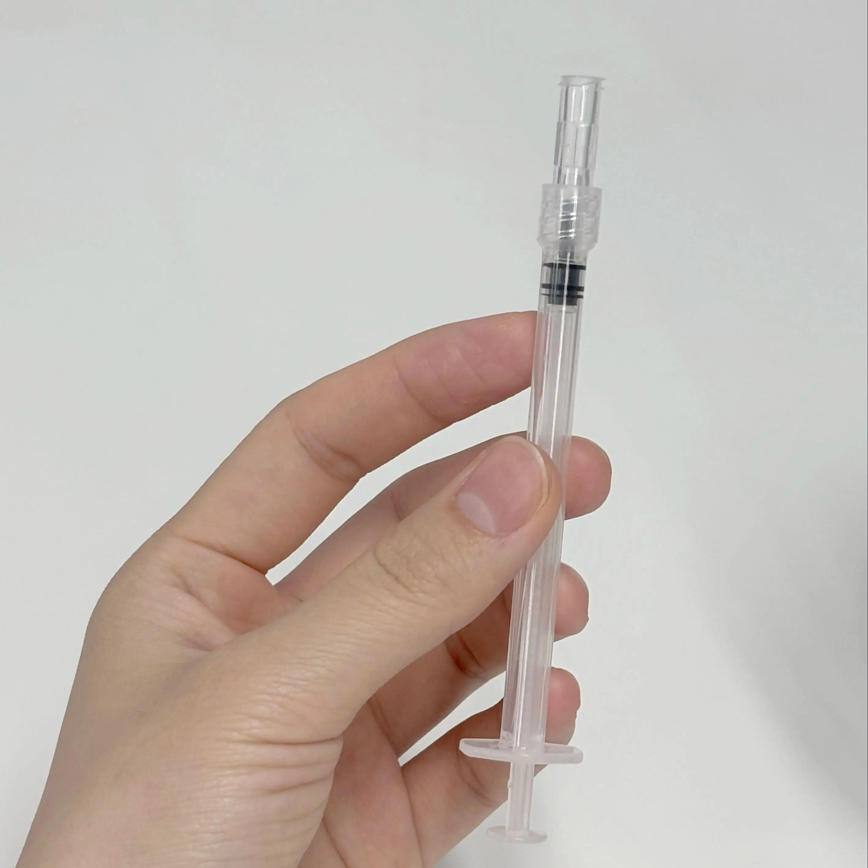 Sterile Syringe Connector Female To Female Transparent Connector Adapter Leakproof Fluid Transfer Device
