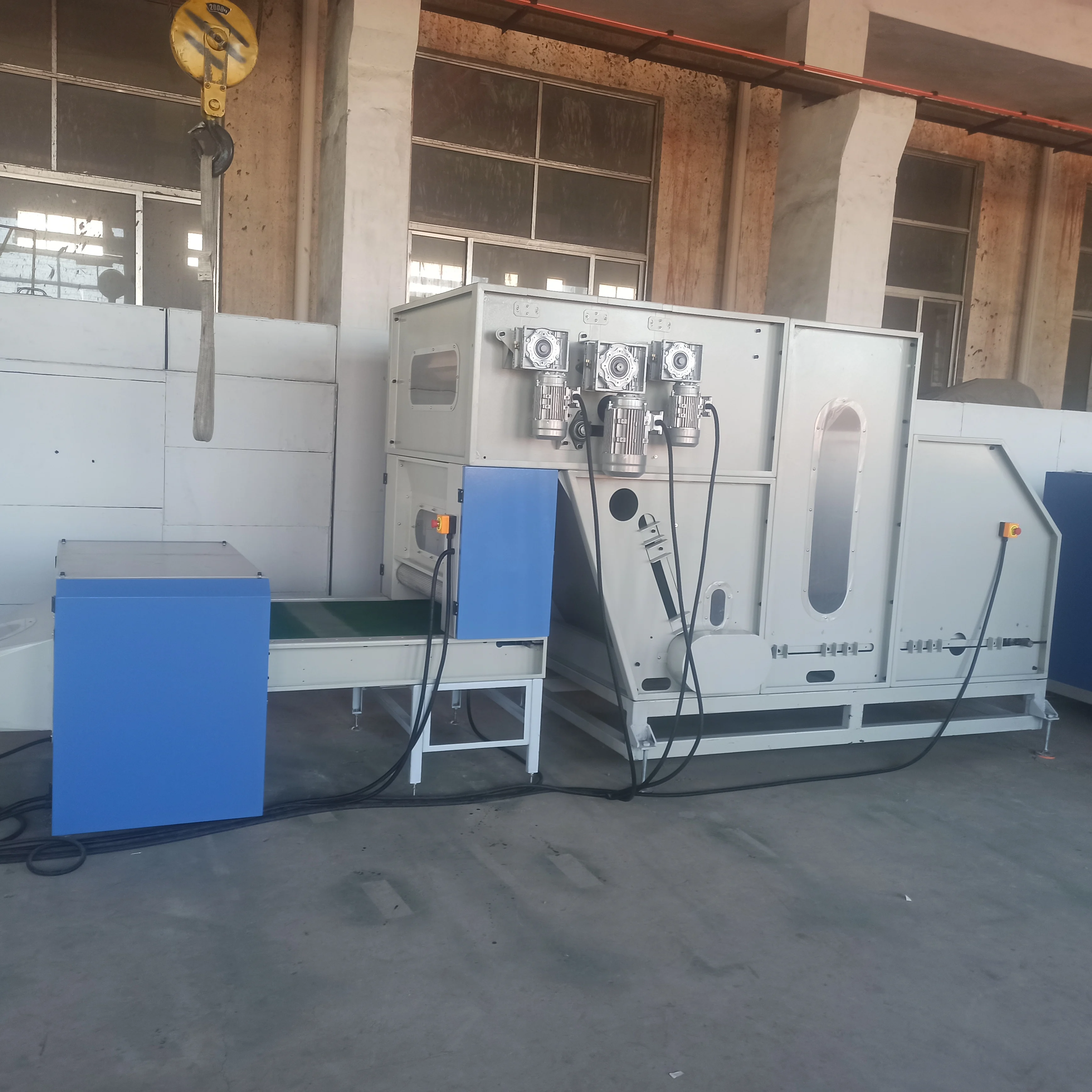 Trending Now Polyester Fiber Pillow Cushion Quantitaftive Filling Production Line Stuffing Machine
