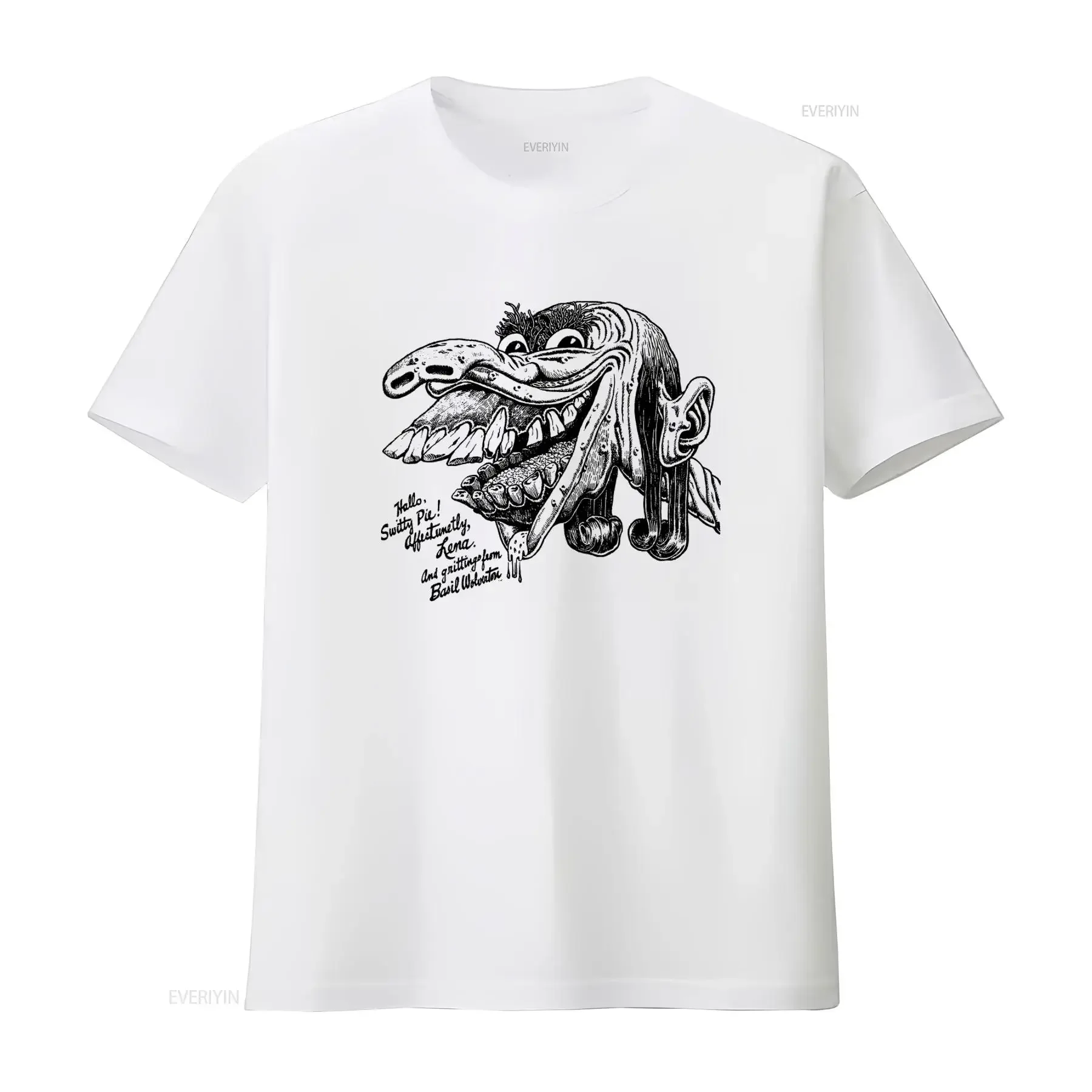 Basil Wolverton Mad Magazine R Crumb Fink Zap T Shirt Print Pop Culture Retro Design vintage Washed Soft graphic Breathable