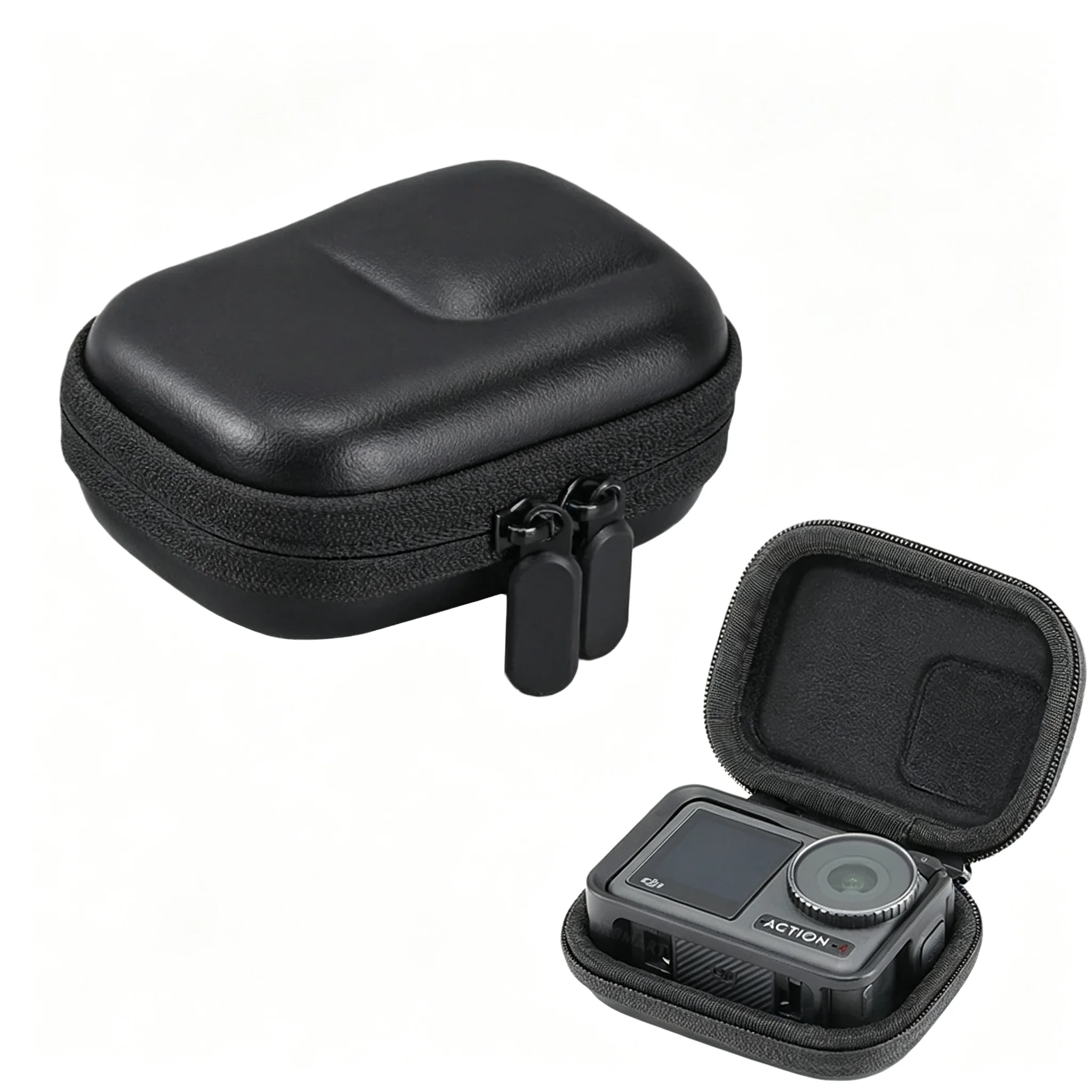 

Portable EVA Storage Case Waterproof Shockproof Hard Shell Bag For DJI Action 6/5 Pro 4 GoPro Hero 13 12 11 10 9 Camera Protecti