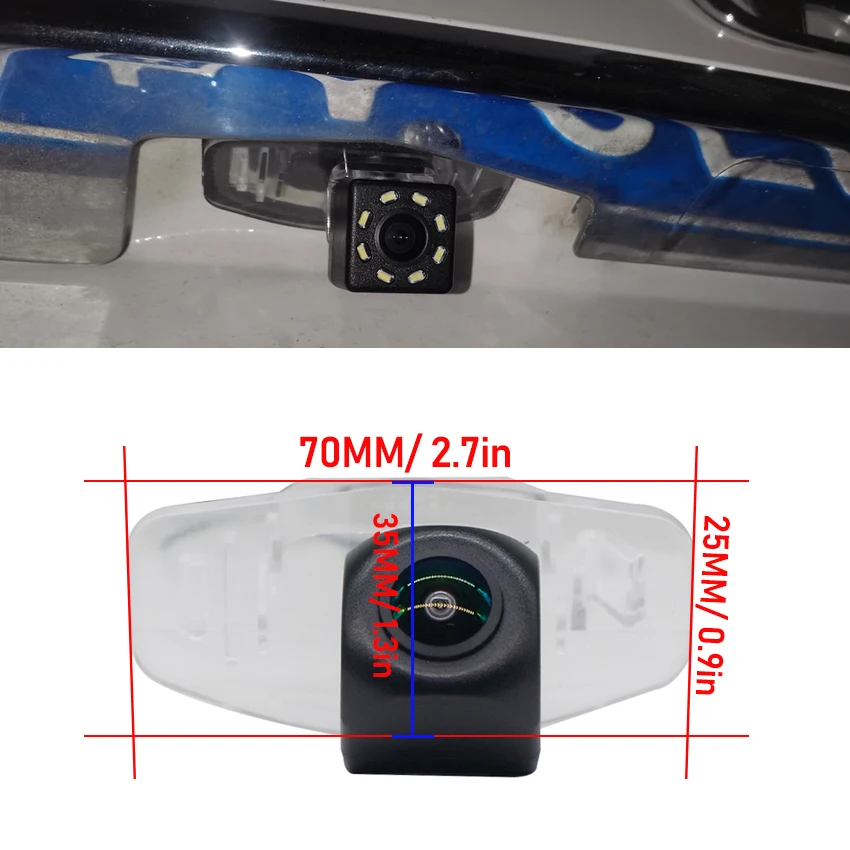 Rear View Camera For Honda Civic (FB) 9th gen 2011 2012 2013 2014 2015 2016 Back Up Parking Camera HD CCD License Plate Lamp
