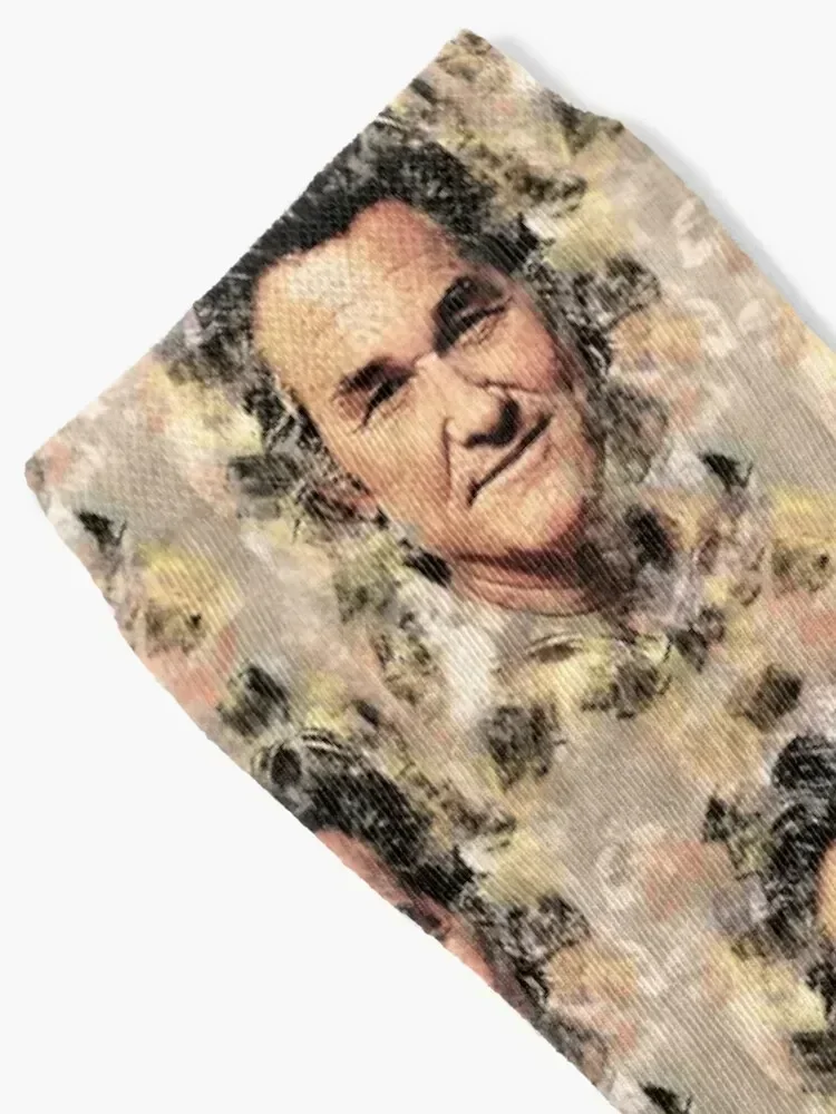 Kurt Russell Actor Portrait ? A Tribute to a LEGEND ? Abstract Watercolor Socks Toe sports anime Women's Socks Men's