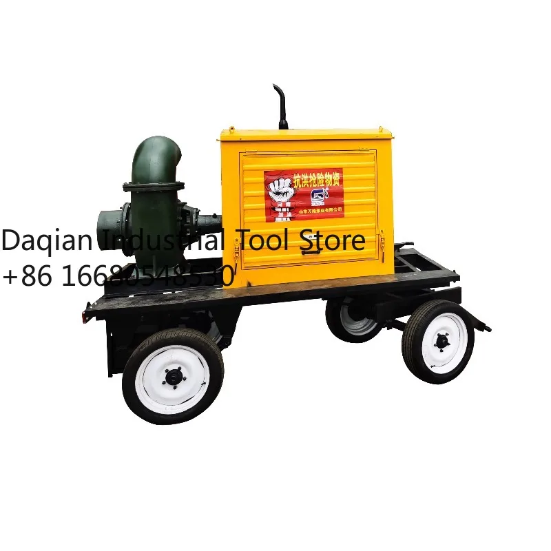 5RGHot Sale  Engine 100 1000m/h Flow Rate Deep Well Water Pump Set for Flood Prevention