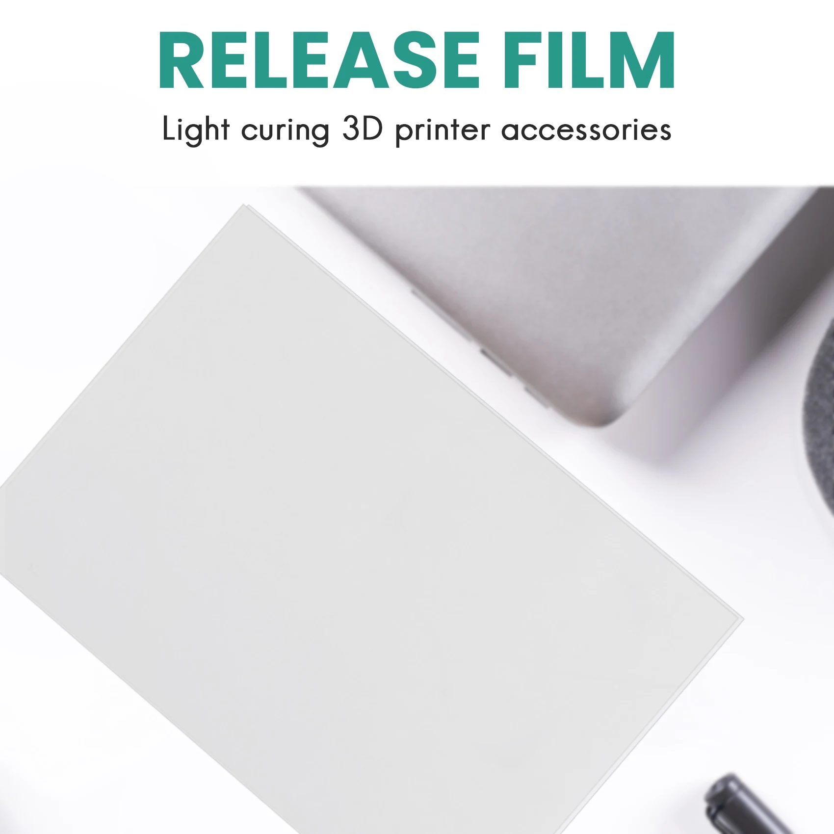 12Pcs FEP Film 200X140X0.15 Mm Thickness For UV 3D Printers, LCD SLA Resin, With 2 Pieces Replacement Plastic Spatulas