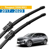 Escobillas Limpiaparabrisas Delanteras Erick's LHD para Peugeot 3008 Mk2 2017-2023, Parabrisas, Ventana, Cepillos para Lluvia de Coche, 28\""+16\""