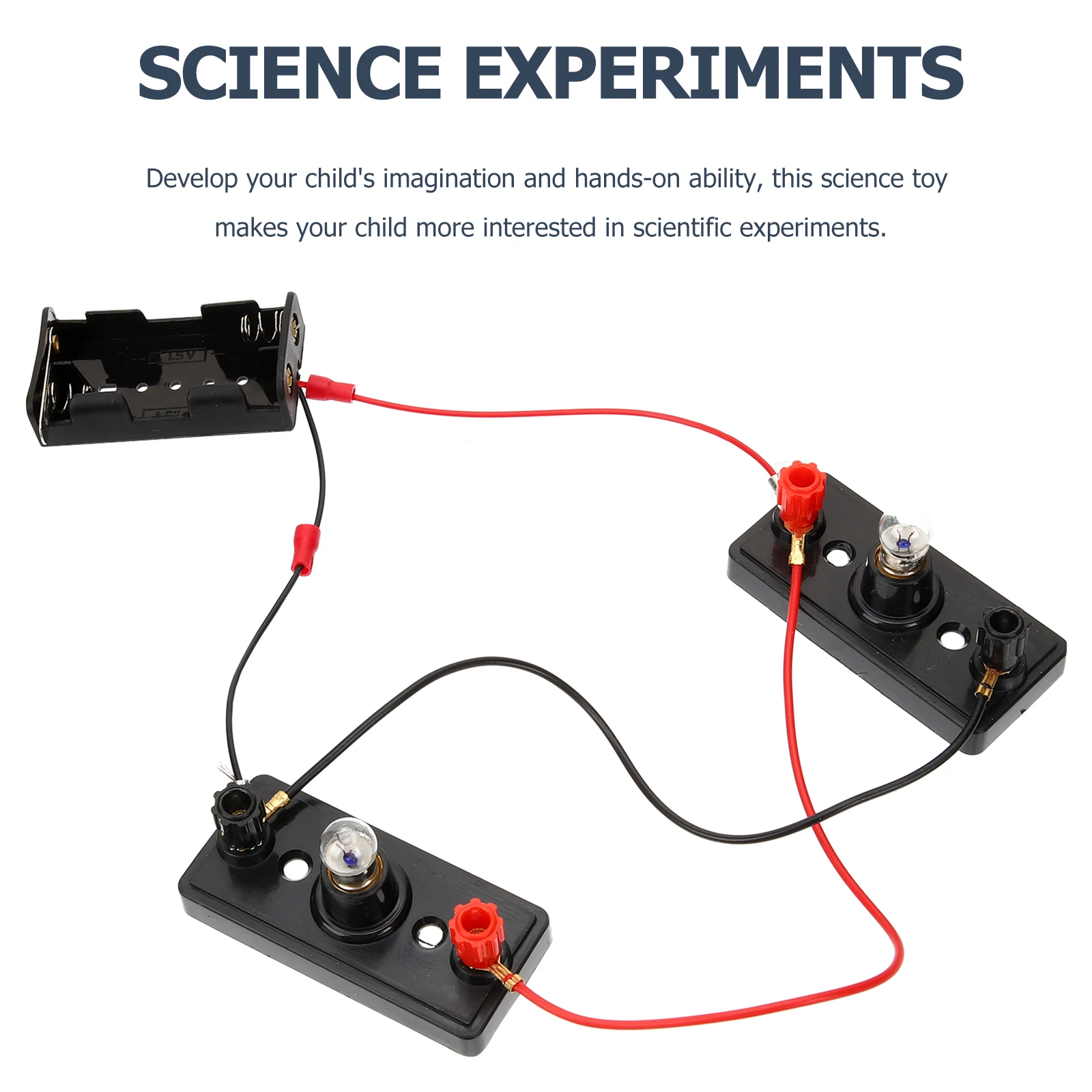 

Circuit Experiment Kit for Kids Electrical Tools Light Bulb Board Circuits Kits Simple