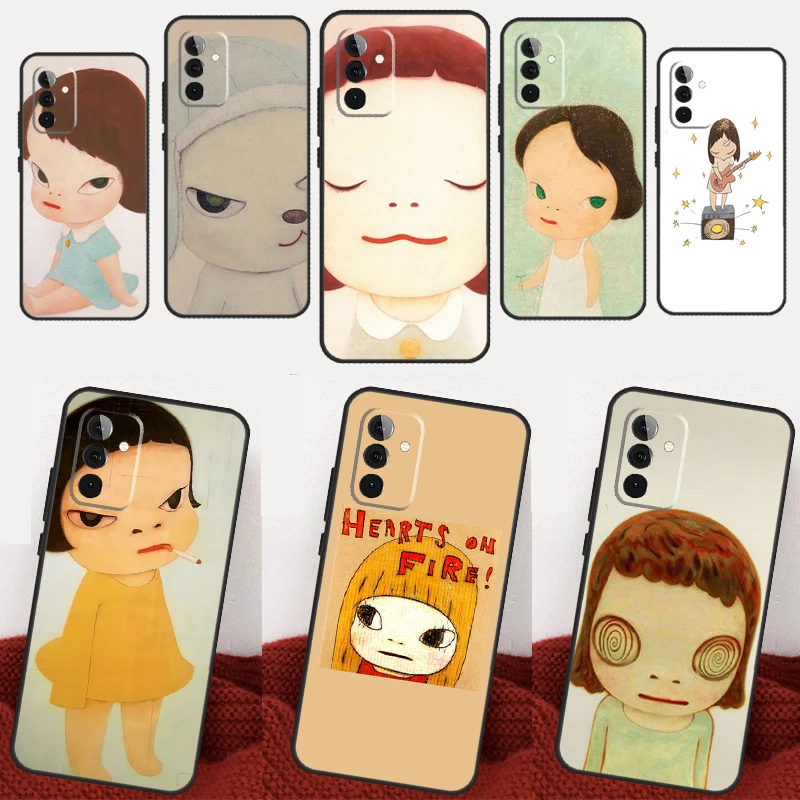 Yoshitomo Nara For Samsung Galaxy A52 A32 A22 A12 A51 A71 A73 A53 A33 A23 A13 A14 A24 A34 A54 Phone Case