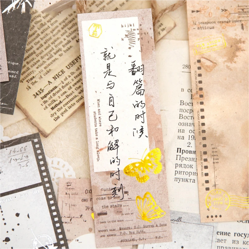 JIANWU Manchester City Bellek Serisi Vintage Film Şeridi Bloknot Yaratıcı DIY Önemsiz Dergisi Malzeme Kolaj Kırtasiye