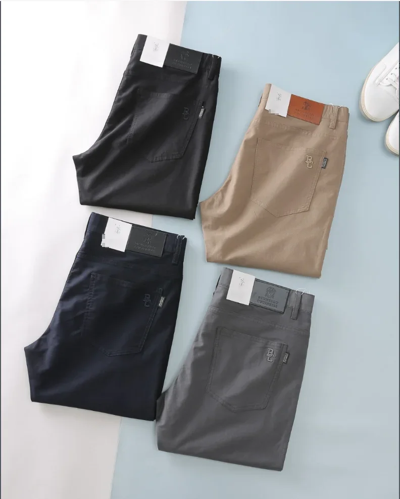 

BILLIONAIRE SIJITONGDA Spring And Summer New Men's Casual Trousers, A Fashionable And Versatile Item Loved By Elites