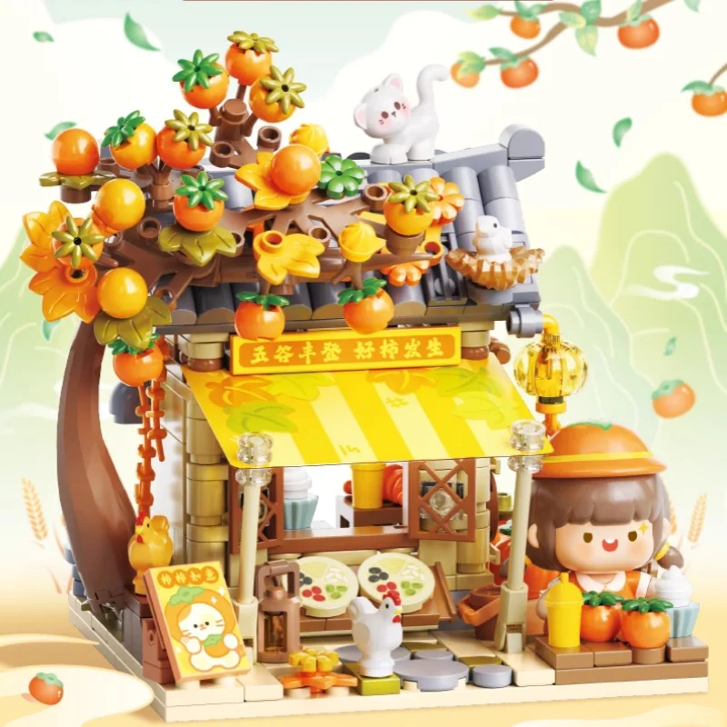 

Серия в античном стиле, сборка, строительные блоки, вид на улицу, архитектурные модели, коллекция игрушек, украшения, рождественские подарки