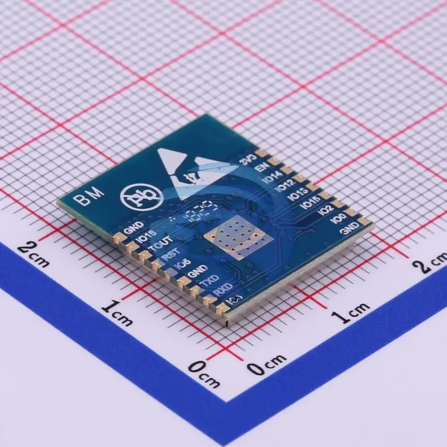ESP-WROOM-02-N4 20.5dbm Esp8266ex Chip 2.4Ghz SMD-18P Wifi Modules Origineel Op Voorraad