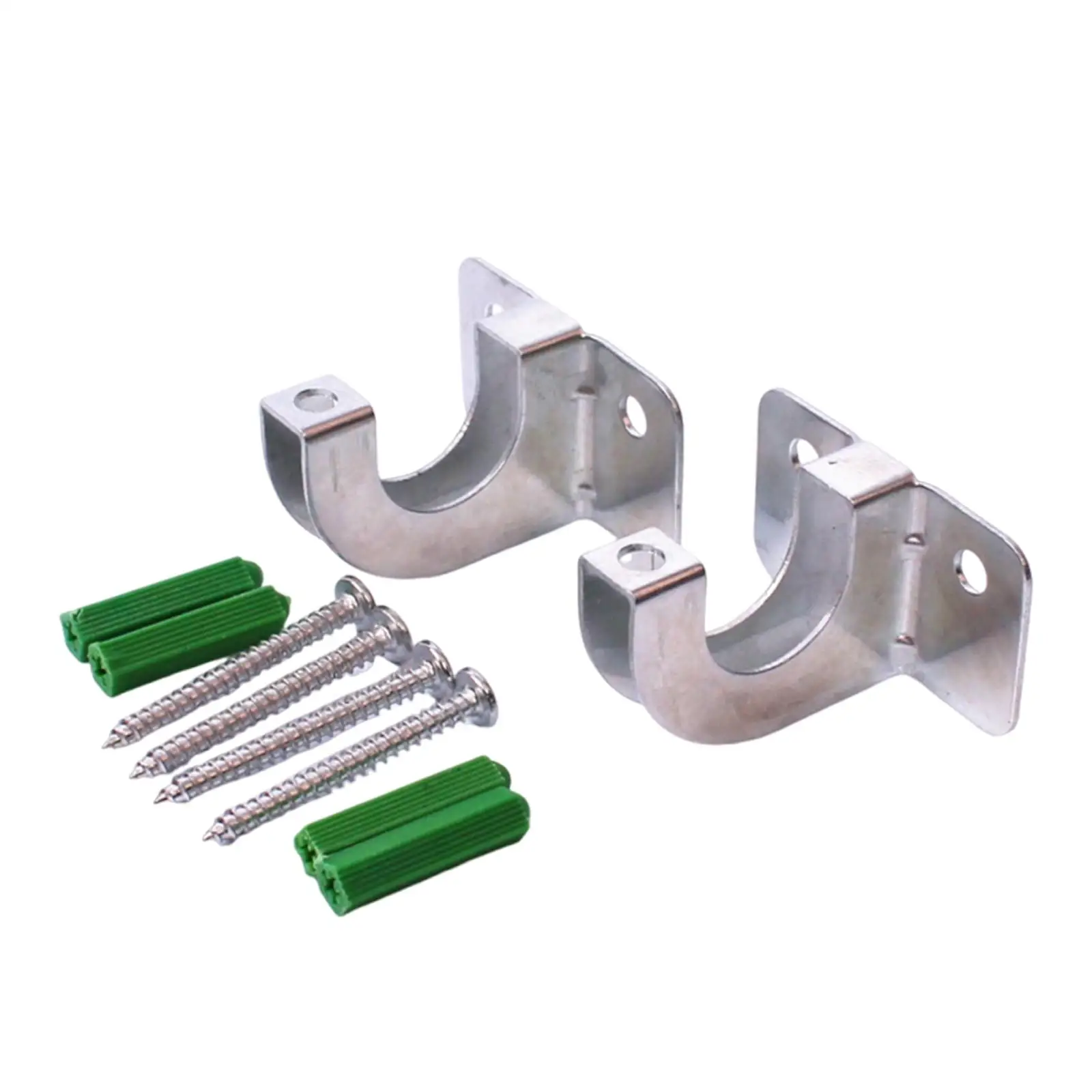 

Комплект из 2 настенных кронштейнов для садовых шлангов, многофункциональные, с винтами, для наружного использования, простая установка