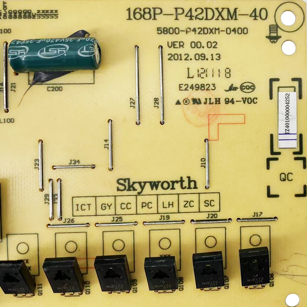 100% Test for Skyworth TV 5800-P42DXM-0400 VER 00.02 E249823  power supply board