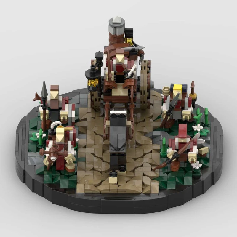 1123ピース MOC 軍事ショーへの途中 城の組み立てブロック ティーンエイジャー向け 建設 宇宙想像力アップ クリスマスおもちゃ ギフト