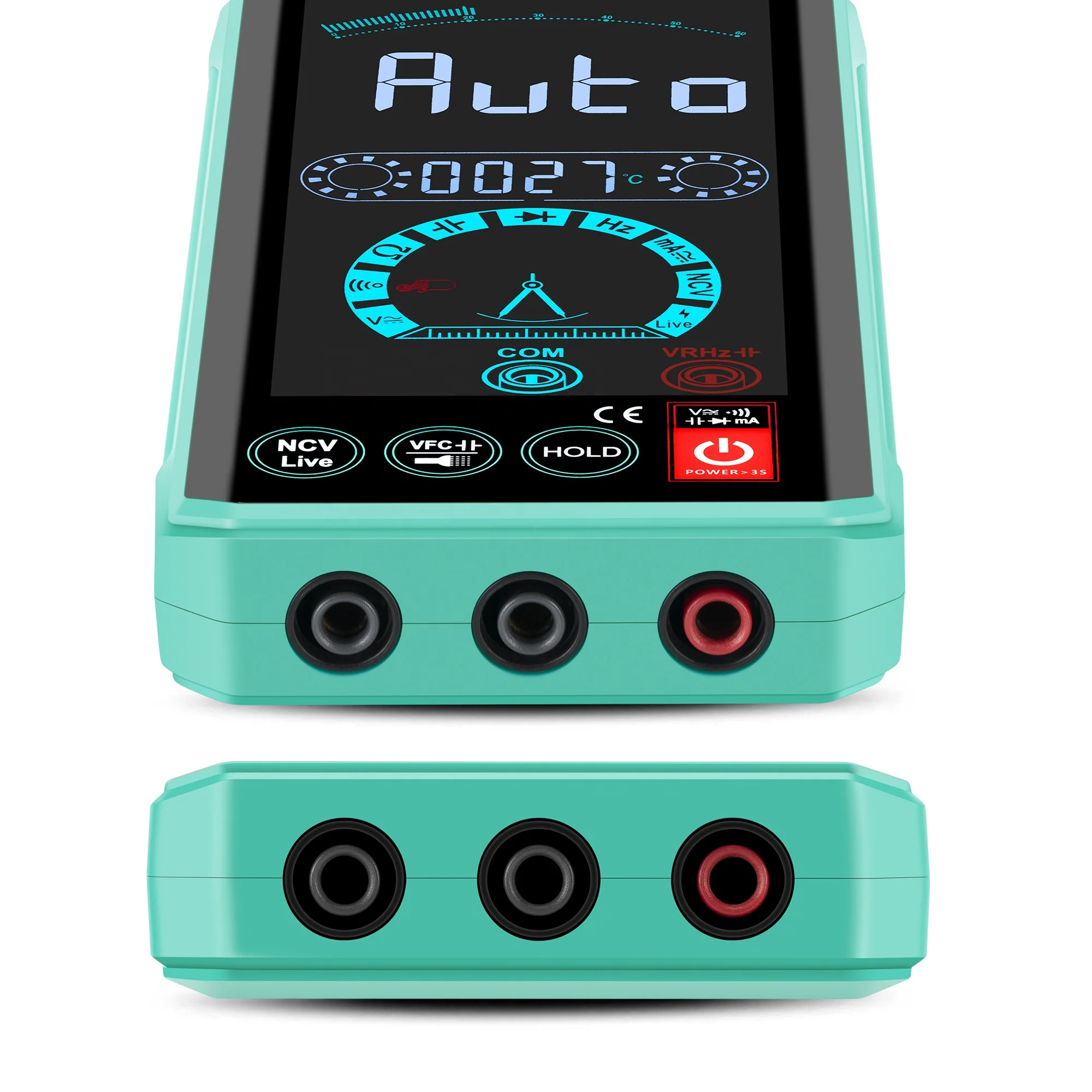 Intelligent Voice Automatic Multimeter LCD Color Display NCV Ture Rms Smart Multimeter 1000v Digital Multimeters