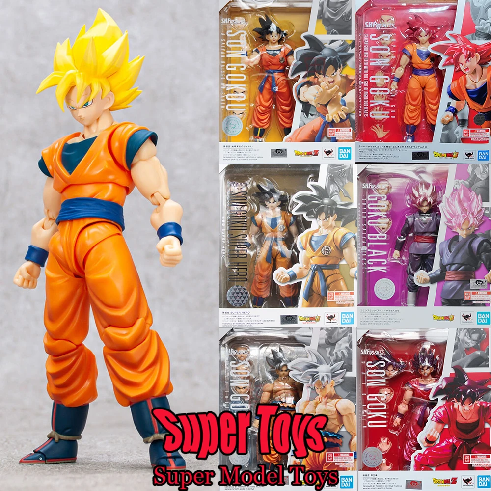 

In Stock 1/12 Scale Male Soldier Son Goku Dragon Ball Super Saiyan Full Set 6-inches SHF Action Figure Doll Gifts Collection