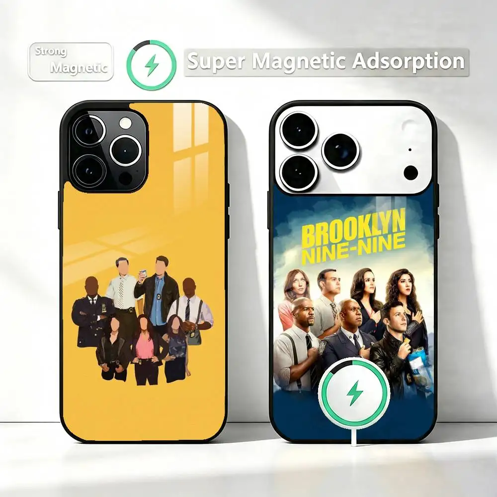 B-Brooklyn-n Nine-Nine-e 99  Phone Case For iPhone17,16,15,14,13,12,11 Plus,Pro Supports Magnetic Wireless Charging