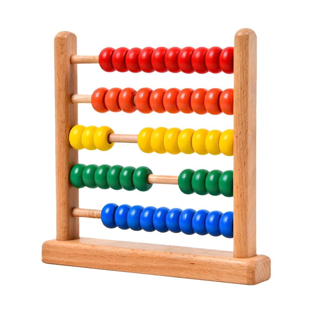 Tins Abacus Rack Teaching Aids Math Learning Toy Puzzle Counting Early Educational Kids Cognitive Tool Child