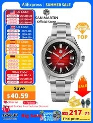 San Martin Nuovo Gada Orologio 39mm Desert Texture Orologio da uomo NH35 Meccanico automatico Zaffiro Impermeabile 100m Luminoso SN0129