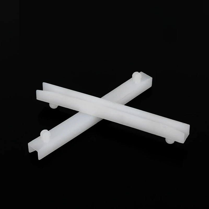 CG Series PC Board Fixing Snap-In Guide Rail Long Nylon Strip Groove Current Box Circuit Board Plastic Card Channel Slot Track