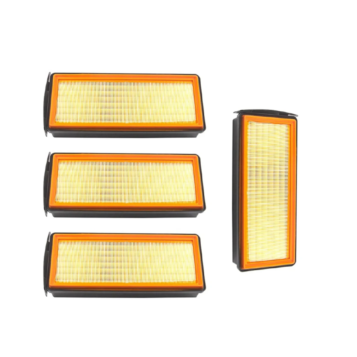 4 PCS Air Filter 13718510239 for -BMW X5 X6 E70N E71 F01N F02N F06 F10 535D 640D 730D X3 X4 3.0D F15 X5 13718518111