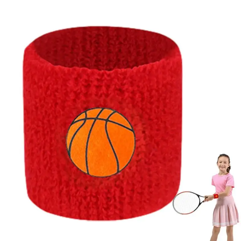 Wrist Sweatbands Child Wrist Brace For Volleyball Breathable Elastic Wrist Bands For Football Basketball Yoga Gym