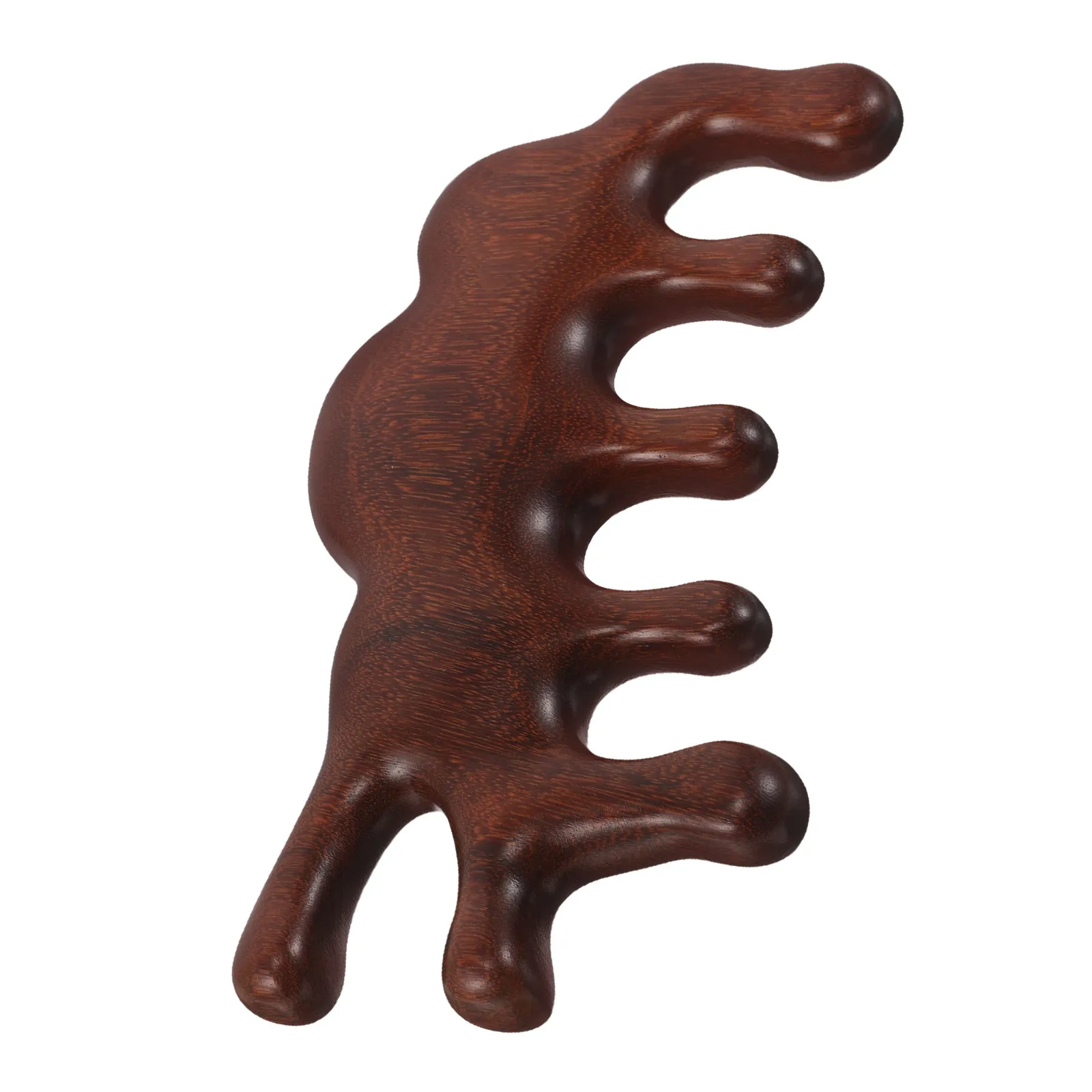 Sandalwood Wide Tooth Massage Comb Wooden Scalp Hair Comb Smooth Rounded Teeth Head Neck Arm Massage Tool