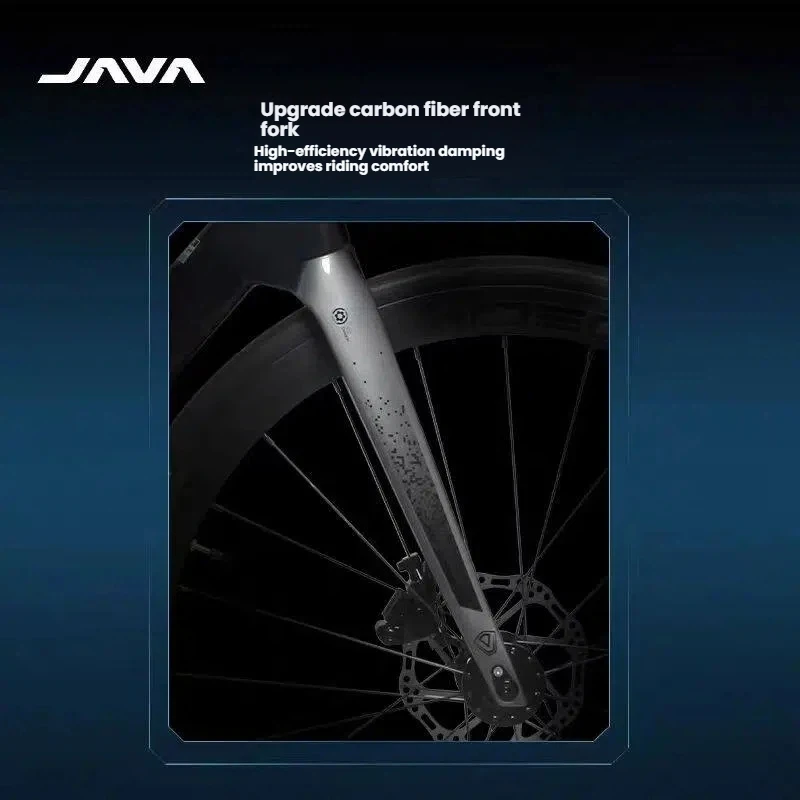 24 Speed Road Bike with Lightweight Aluminum Alloy Frame, Drop Handlebars & Carbon Fiber Front Fork for Endurance Racing