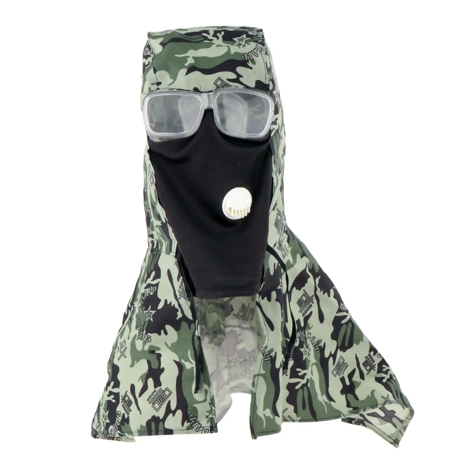 Adjustable Protective Welding Shawl Hat with Comfortable Fabric Hood Dustproof Neck Cover for Factory and Workshop Safety
