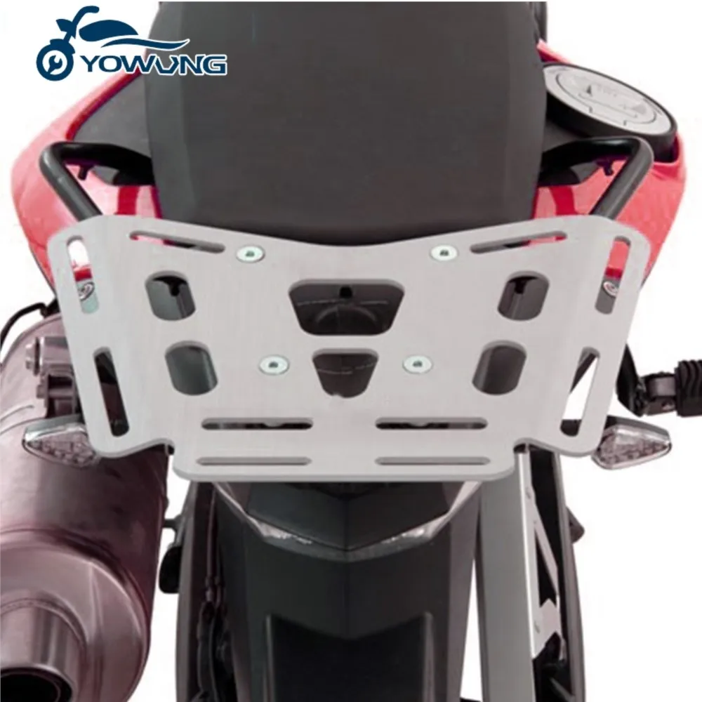 

FOR BMW F800GS Adventure F700GS F650GS Twin Rear Luggage Rack Carrier Shelf Top Box Holder Support Bracket Top Case Mount Plate