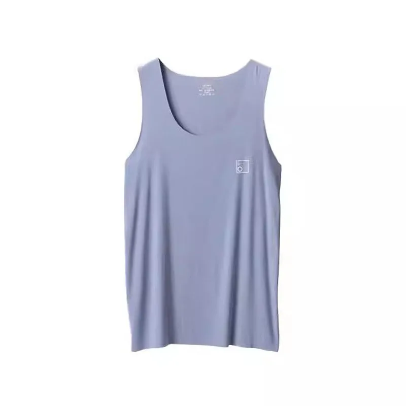 

man new 2026 Men's vest men Tops Modal old man shirt no trace base hurdle men's vest underwear sweatshirt summer top Tanks Tees