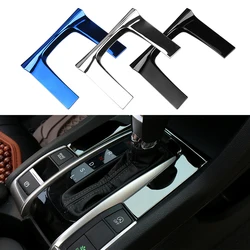 1Pcs AT Panel Decorative Frame Trim Stickers Car Interior Accessories For Honda CIVIC 2016 2017 2018 2019 2020 AT Panel Covers