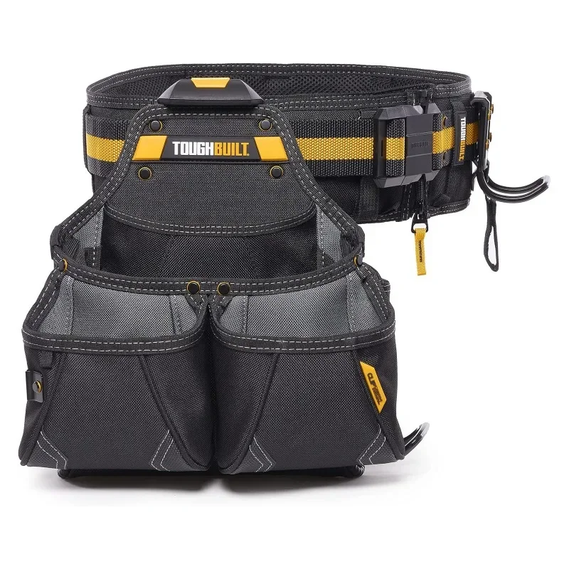 ToughBuilt TB-CT-102-3P Pro Framer Set di cinture per attrezzi Borsa per imballaggio di attrezzi Marsupio 3 in 1 Porta martello per cintura
