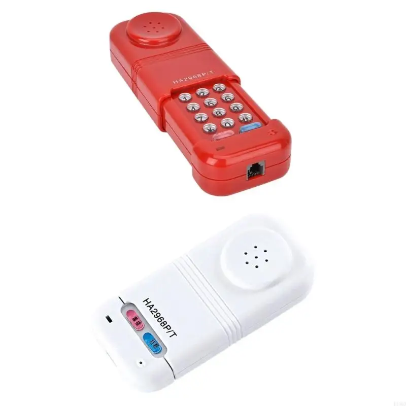 Small Telephone With Extendable Cord Featuring Tone Control And sound Conversion Functions H8WD