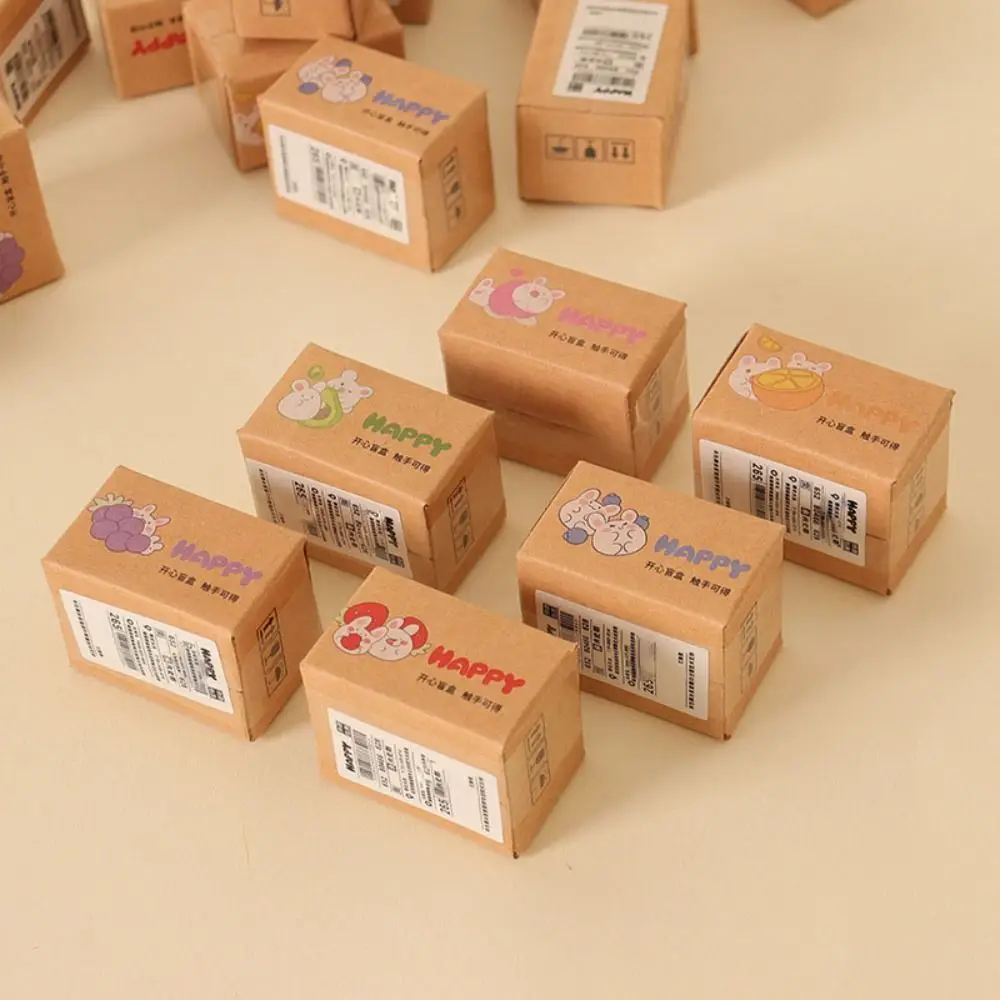 5Pcs New Mini Carton Express Box 1:12 6 Styles Decor Toy Doll House Decor Dollhouse Decoration