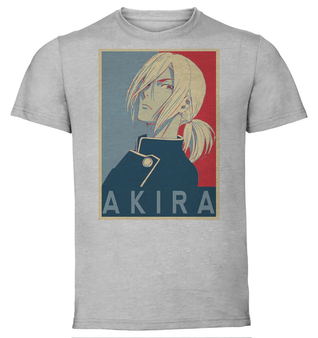 T-Shirt Unisex Grey Propaganda Food Wars Akira