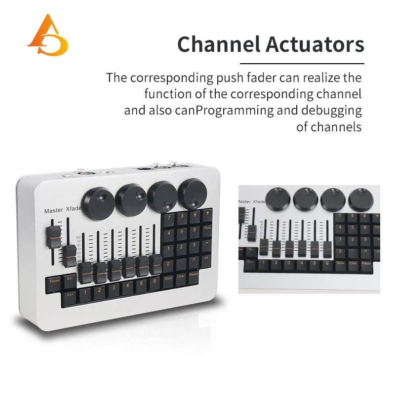 MA2 Mini Wing Control Console Moving Head Stage Light  Professional Equipment Lighting Controller MA2 Controller for Party Club