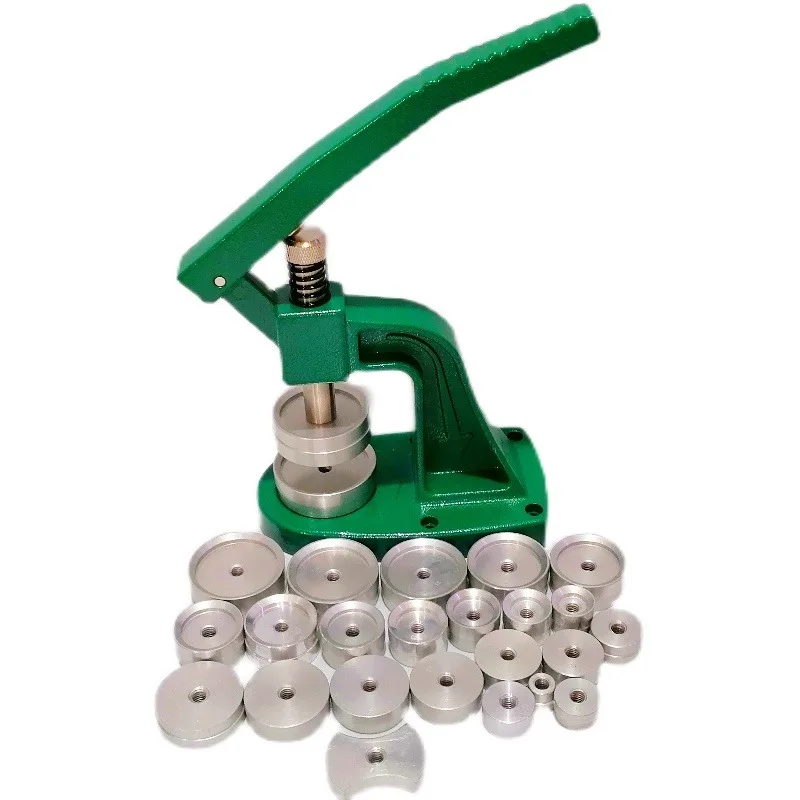 Strumento per la riparazione dell'orologio, pressa per ghiandole, pressa per contametri, coperchio posteriore della pressa dell'orologio, coperchio inferiore, pressa interamente in acciaio, stampo per manicotti in lega di alluminio