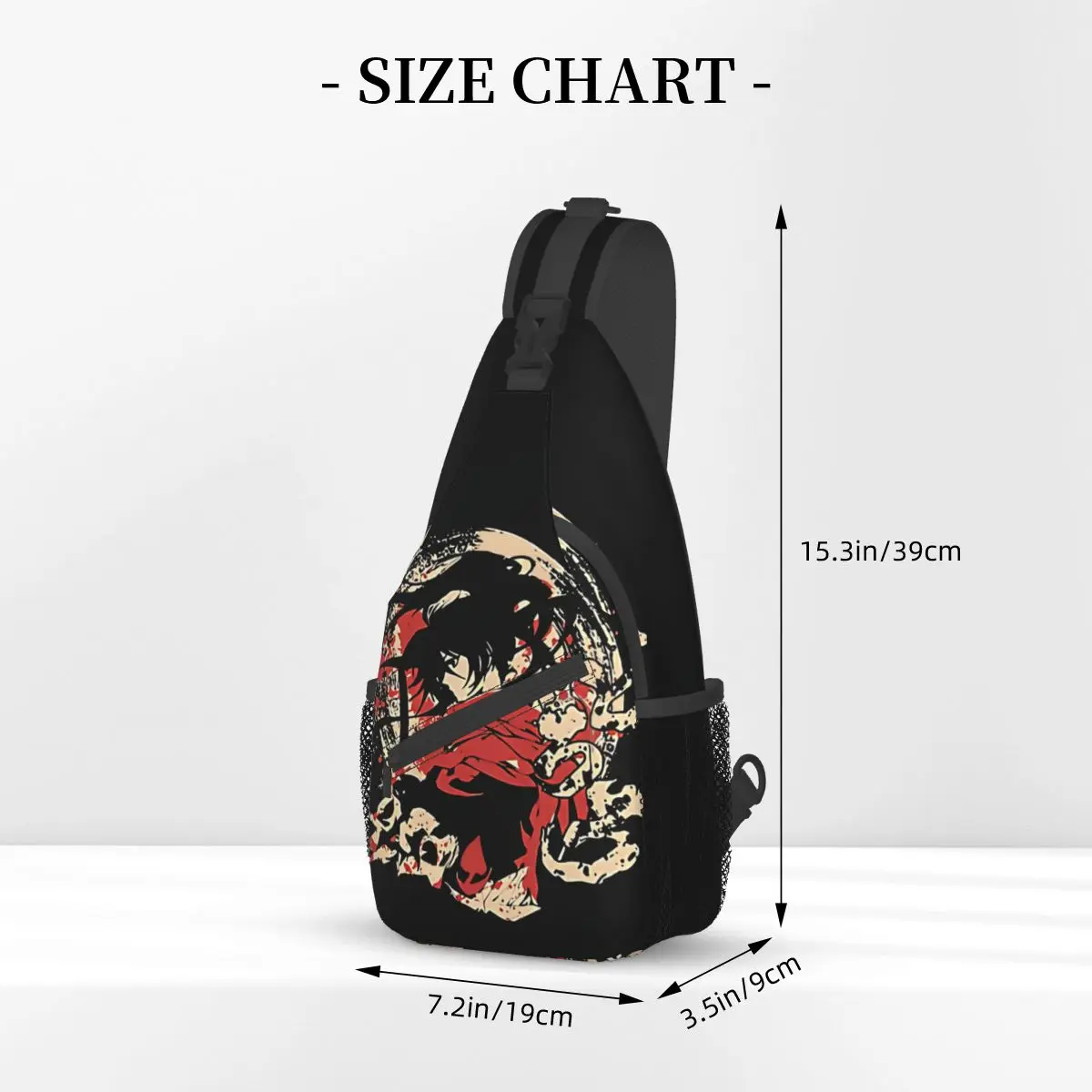 Dororo Crossbody Bag Sports Action Chest Bag Unisex Women Man Fashion Shoulder Backpacks Travel