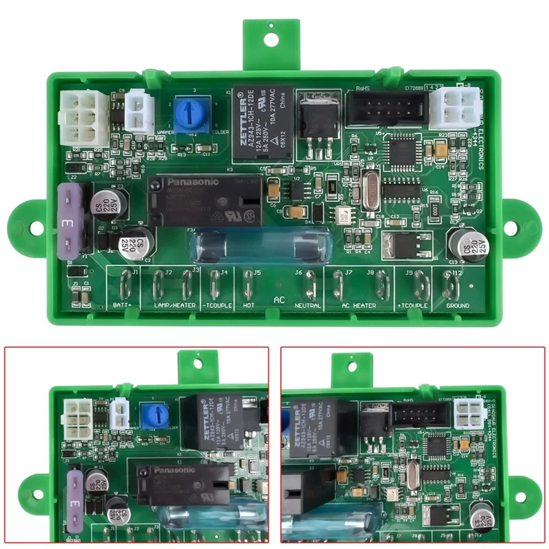 ABKR-1 قطعة استبدال لوحة دوائر الثلاجة الجديدة باللون الأخضر للديناصور 3850415.01 RV