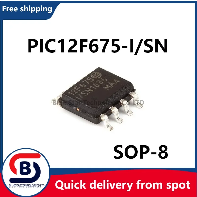 Free Shipping 10-50pcs/lots PIC12F675-I/SN PIC12F675 12F675 SOP8 Quick delivery from spot